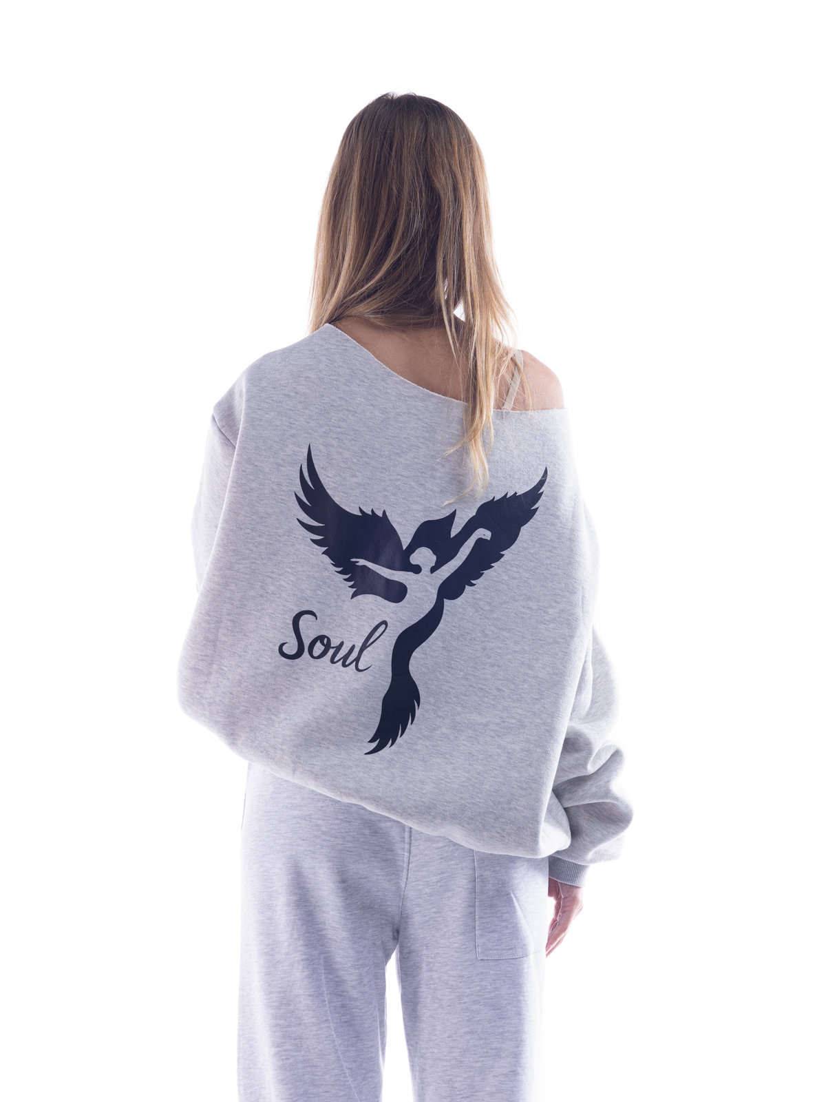 Elevated Off‑Shoulder Relaxed Sweatshirt